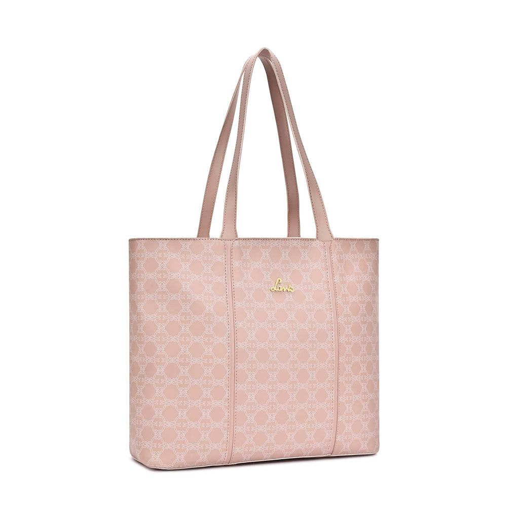 Lavie Women's Mono Neghan Monogram Print Tote Bag for Women | Tote Bag for Work | Ladies purse | Stylish Shoulder Bag | Gift for Women