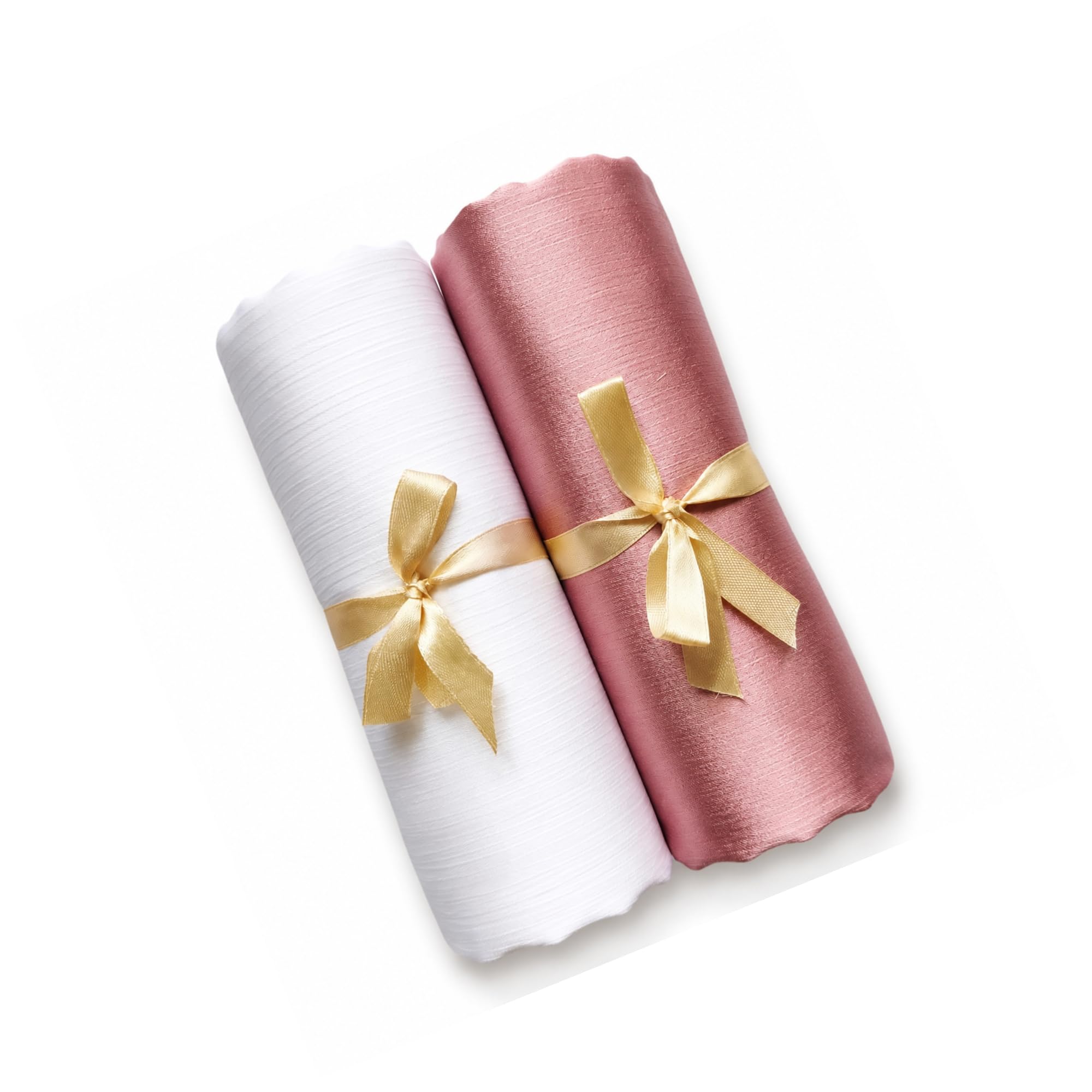 Leaf & FEATHER™ Muna Satin Hijab Scarf for Women | Satin Hijab Set Pack of 2 | 200 x 70 cm | Silky & Lightweight | Elegant Daily Wear & Occasion (13. Dusty Lavender + Pearl Silver)