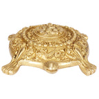 ARTVARKO Brass Tortoise Ganesha for Good Luck Showpiece Turtle Kachua Ganesh Tortoise for Shree Yantra Feng Shui Vastu Long Life Career 8 Inch