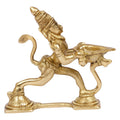 Artvarko Brass Hanuman Aarti Diya Oil Lamp with Handle Decorative Puja Home Temple Accessory, Camphor Burner lamp Aarti, Diwali Gifts Home Décor