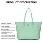 Lavie Signature Women's Quilt Rota Pro Tote Laptop Bag | Tote Laptop Bag for Work | Ladies Purse | Stylish Shoulder Bag | Gift for Women