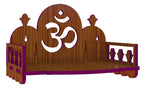 MANDIRAM Ssi Fully Handmade Beautiful Small Wooden Home And Office Temple/Pooja Mandirs/Puja Temple,H-6In