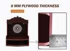 DIVOKAH® Beautiful MDF Wooden Temple/Home Temple/Pooja Mandir (8 MM Plywood Thickness) (BR OMLEAF)