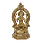 ARTVARKO Brass Maa Lakshmi Sitting for Home Office Maha Laxmi Murti Dhan Devi of Prosperity Wealth Fortune Gold Color 11.5 Inch