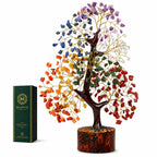 7 Chakra Crystal Tree of Life for Home Office Decor & Positive Energy