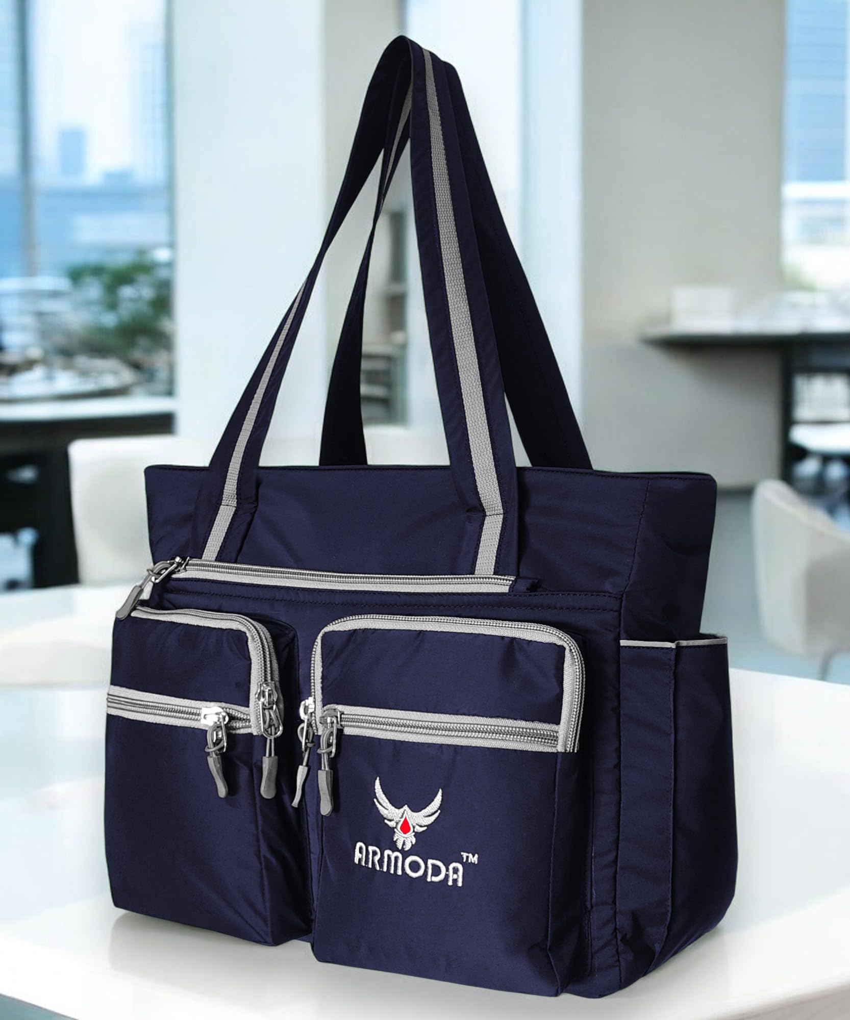 ARMODA Multipurpose Women Shoulder Shoulder Tote Bag (Blue)