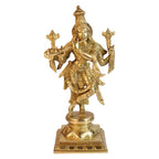 ARTVARKO Lord Murli Manohar Krishna Krishan Brass Statue Murti Gift & Home Décor 12 Inches