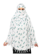 VASTTRAM Women's Pure Cotton Long Scarves Scarf Cum Mask usable for Driver Anti Pollution Full Face Cover With UV Sun Rays Protection