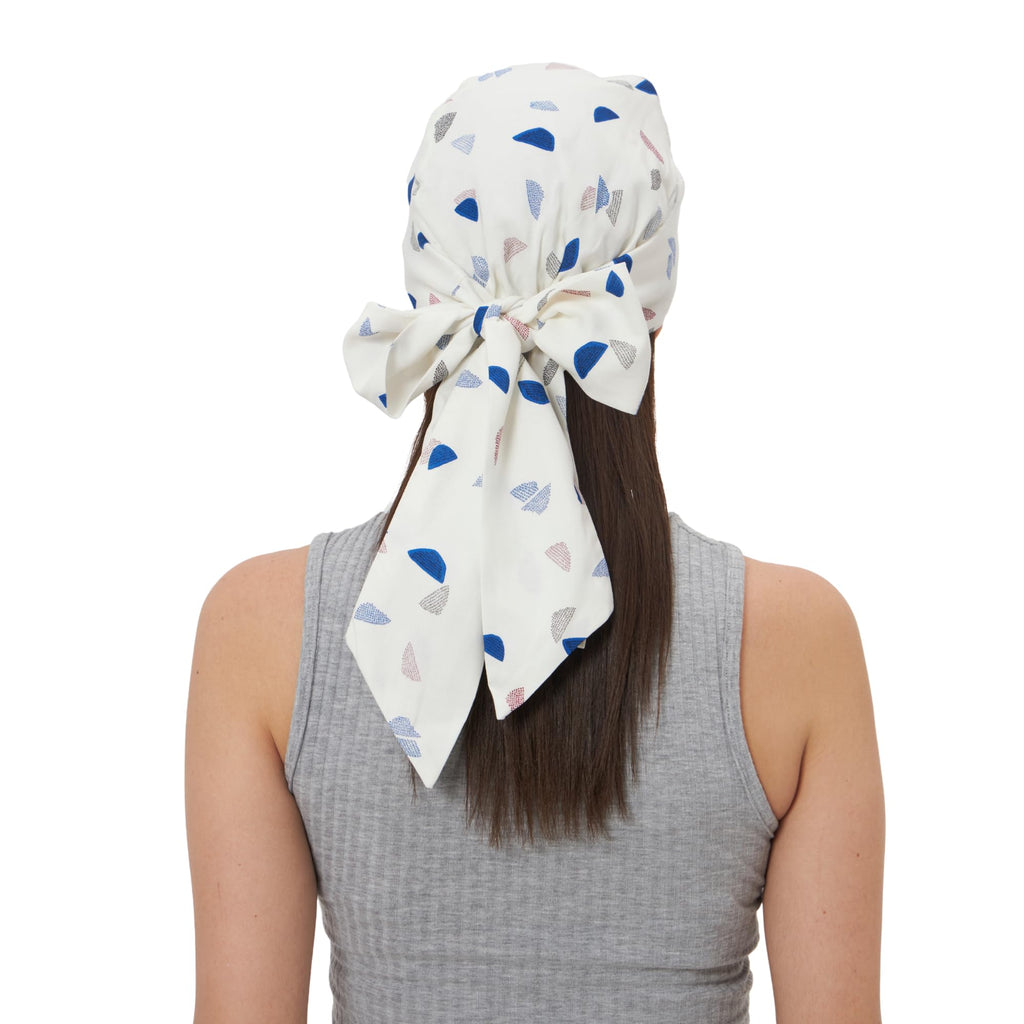 The Headscarves Cotton Printed Headscarf for Women – Soft Chemo Headwear, Stylish Hijab Cap, Breathable Headwrap for Hair Loss, Modest Fashion Scarf & Cancer Turban