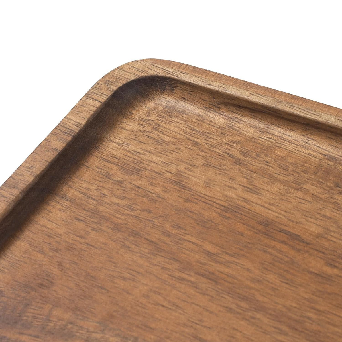 SHAHAZ CRAFTS Bathroom Rectangular Vanity Tray, for Counter, Toilet Tank, Wood Bathroom Tray for Organizing and Home Decor (9.8 x 5.1 x 0.8 inch)