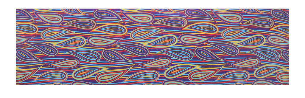 EH 100% Pure Mulberry Silk Scarf for Women, head scarf, neck scarf, hair scarf, digital printed long (22 X 72) (MC 38)