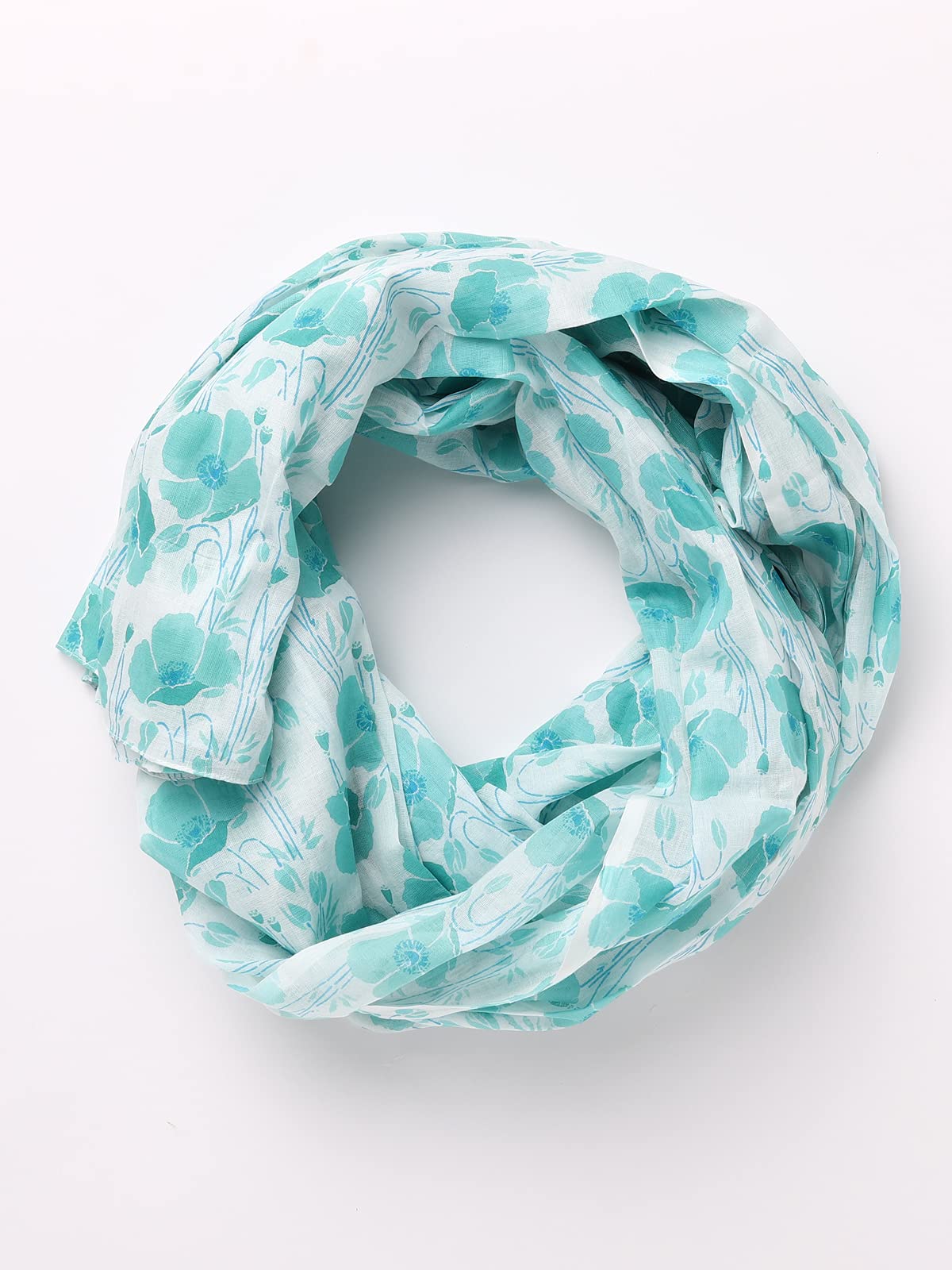 AQVA Printed Cotton Scarf for Women Stylish (Raheem Pista) | Head and Face Cover Scarf for Girls with 100% Cotton | Soft & Lightweight Scarves/Stoles for all Weather (72 x 43 in)