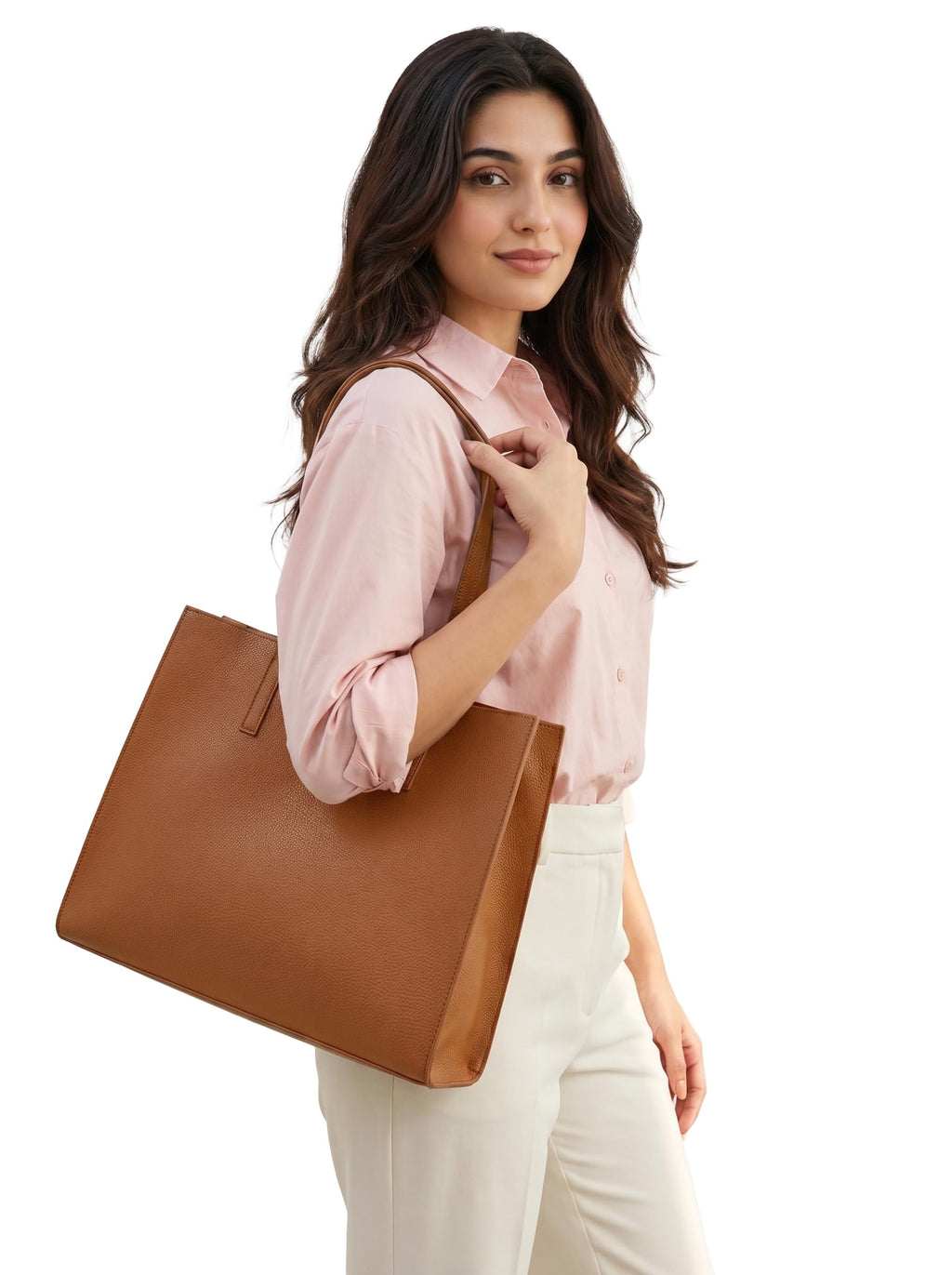 Horse and Hash Large Capacity Tote Bag for Women Premium Shoulder Handbag Office Bag with Laptop Spacious Compartments