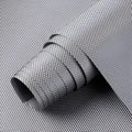 GripEasy Ethylene Vinyl Acetate 50 Cm X 5 M Silver Food Grade Eva Multipurpose Shelf Liners Solid - Drawer, Cupboard, Dining, Almirah Shelf Mat Roll (Diamond Texture Silver) Kafalo