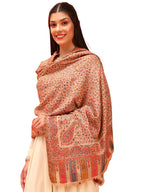 Pashmoda Women Mehak Kaani Wool Blend Kashmiri Shawl (Size: 40x80in, 101x203cm) RSS42