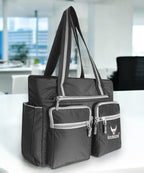 ARMODA Multipurpose Women Shoulder and Tote Bag (Grey)
