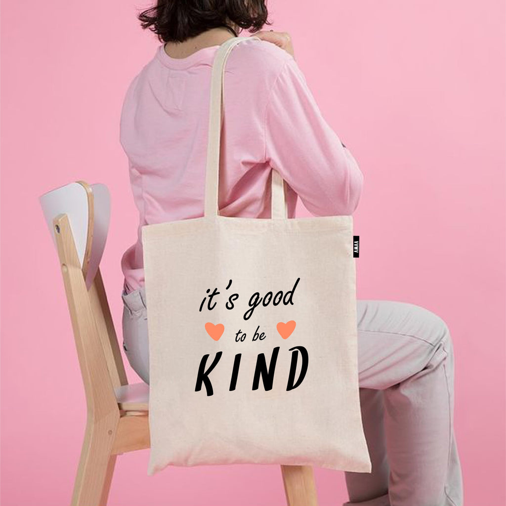 VVWV Motivational Quotes Printed Tote Bag | 100% Organic Cotton Shopping | Grocery | Tote Bag | Women Office College Grocery,Vegetable Bags Market, Canvas Bag 15kgs Capacity (13 x 15.7 Inch)