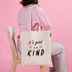 VVWV Motivational Quotes Printed Tote Bag | 100% Organic Cotton Shopping | Grocery | Tote Bag | Women Office College Grocery,Vegetable Bags Market, Canvas Bag 15kgs Capacity (13 x 15.7 Inch)