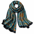 SWANKY Silk Stoles For Women Stylish Latest, Scarf for ladies & Girls, Head Neck Scarves, duppatta for girls (Multi 3)