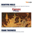 VIBECRAFTS Canvas Paintings for Living Room Drawing Room Hindus Canvas Wall Painting Fitted With Wooden Frame For Home | Office | Living Room | Gift (PTVCH_2725N)