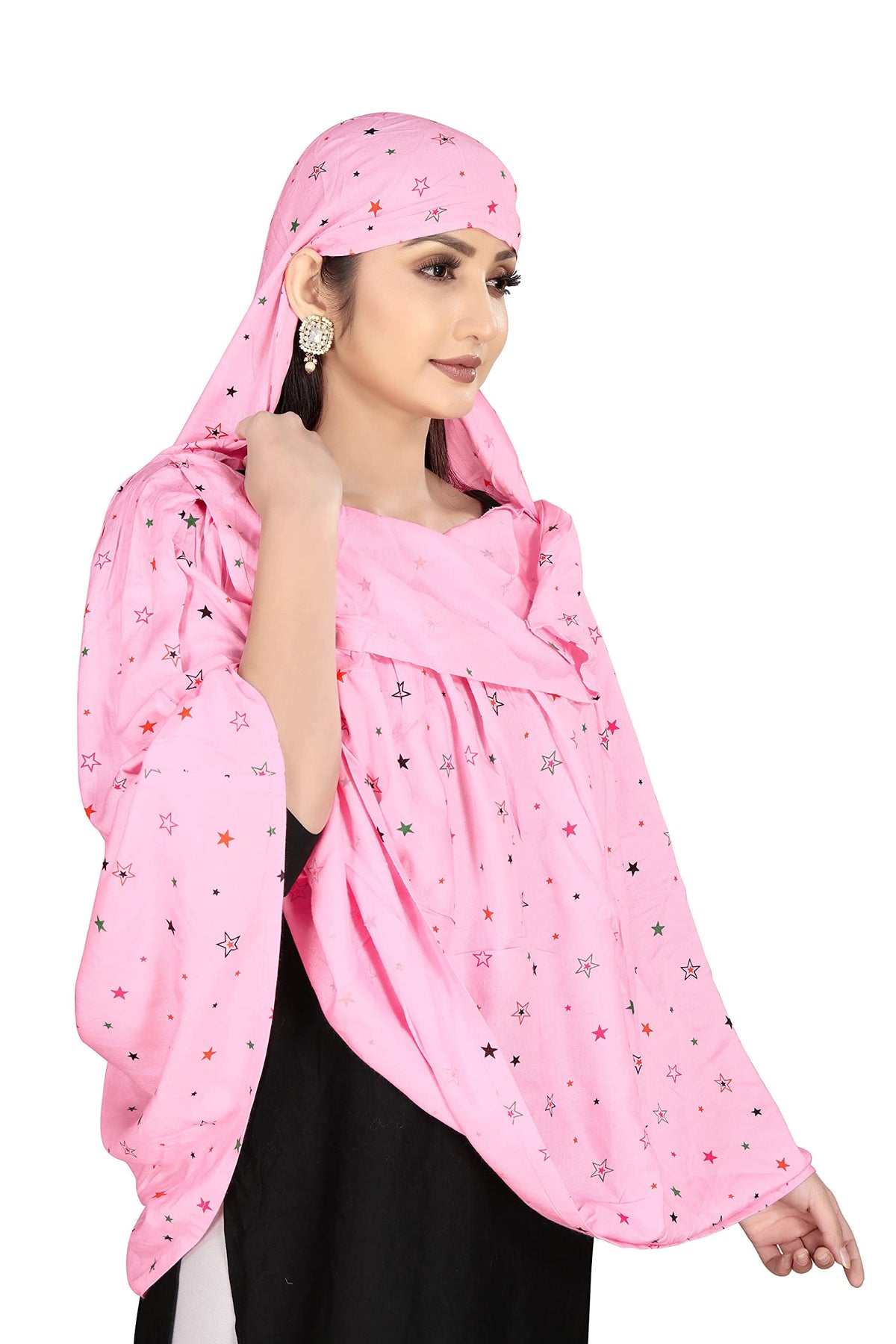 7 season's scarf for women, cotton read to wear dupatta face head scarf for sunlight UV dust protection