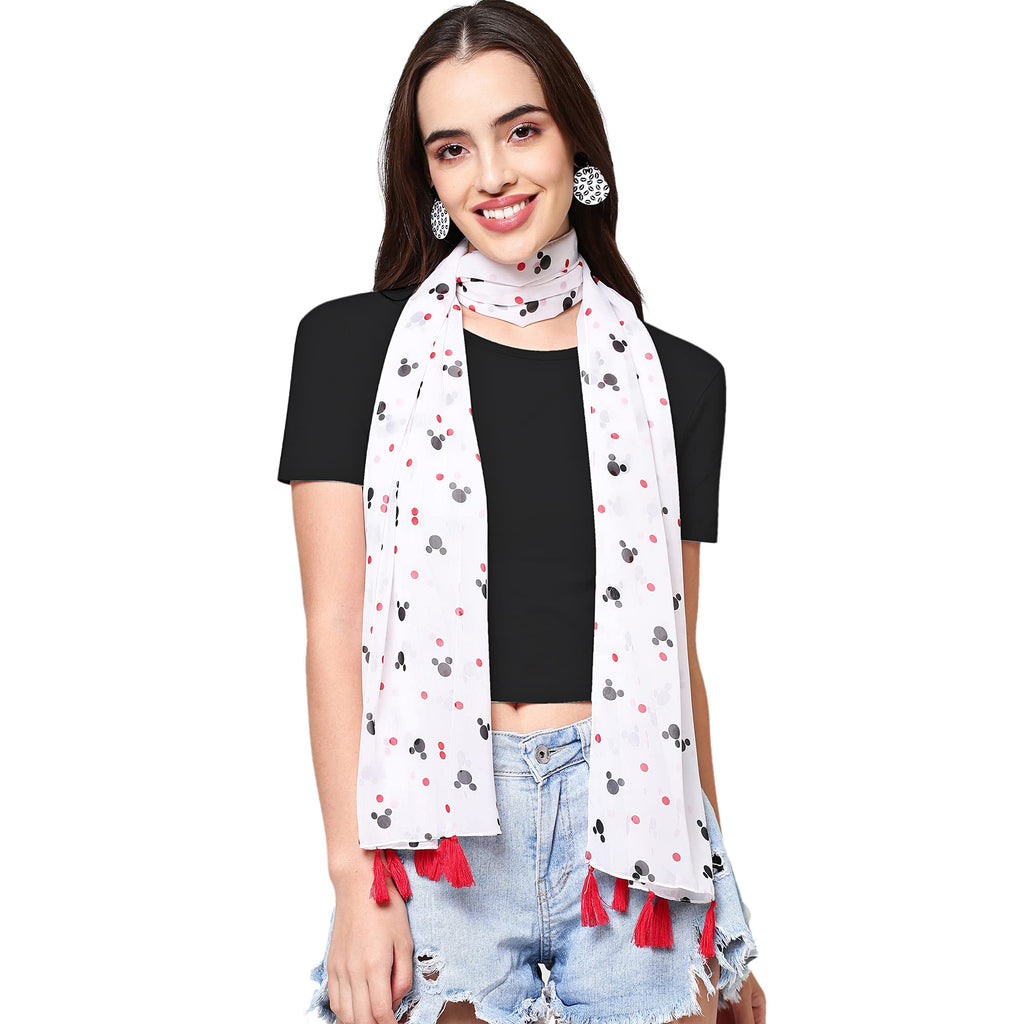 SAHIL SCARF Premium Multicolor Scarf Lightweight & Comfortable for All Seasons Combo of 5 (180x55cm)