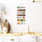 Artvibes Kitchen Rules Printed MDF Wooden Wall Art For Cafe | Kitchen | Restaurants | Quotes Decor Item | Kitchen Quotes Wall Hanging | Wall Sculpture | Signs & Plaques | Gift Items (WH_7004N)
