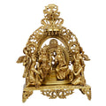 ARTVARKO Big Brass Ram Darbar Statue Shree Ram Ji Sita Laxman Hanuman Home D?cor Brass Metal Bhagwan Idol Murti for Mandir Temple Gift 22.5 Inch