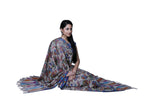 PHAMBB N TUSH KASHMIRI KANI PASHMINA WOMEN SHAWLS (WHITE)