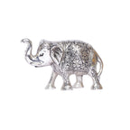 Prince Home Decor & Gifts Metal Showpiece Figurine (14 x 8 x 5 cm, Silver)
