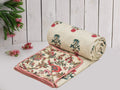 A Brand New - Umi Super Soft Brushed Microfiber Cotton 3 Layer Breathable Single Dohar Lightweight Summer Blanket Dohar 57X87(Inches) 144X220(CM) Flannel Dohar Throws for Bed Kafalo