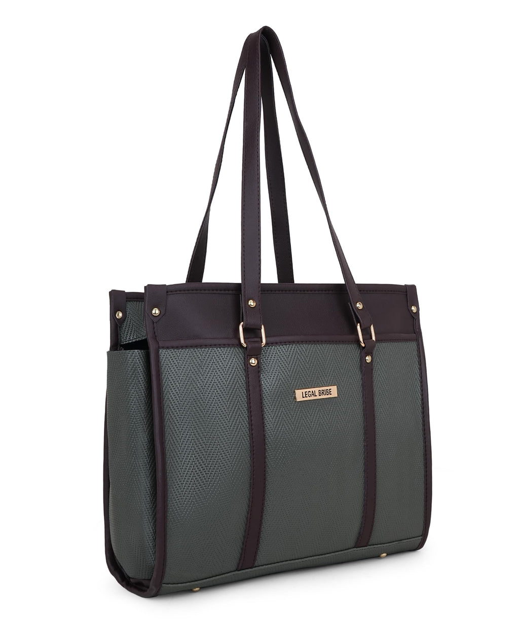 LEGAL BRIBE Stunning Tote Bag (Green)