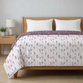 AYKA 100% Cotton Dohar Single Bed 56x85 Inch (143x216 cm) | 150 GSM Lightweight Cooling AC Blanket | Soft Breathable Modern Style Summer Comforter | Reversible Printed Quilt (Floral, Single) Kafalo