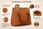 OPULLENT Women's PU Leather Tote Bag