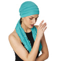 The Headscarves Women Bamboo Pre Tie Scarf (HS107 SeaGreen)