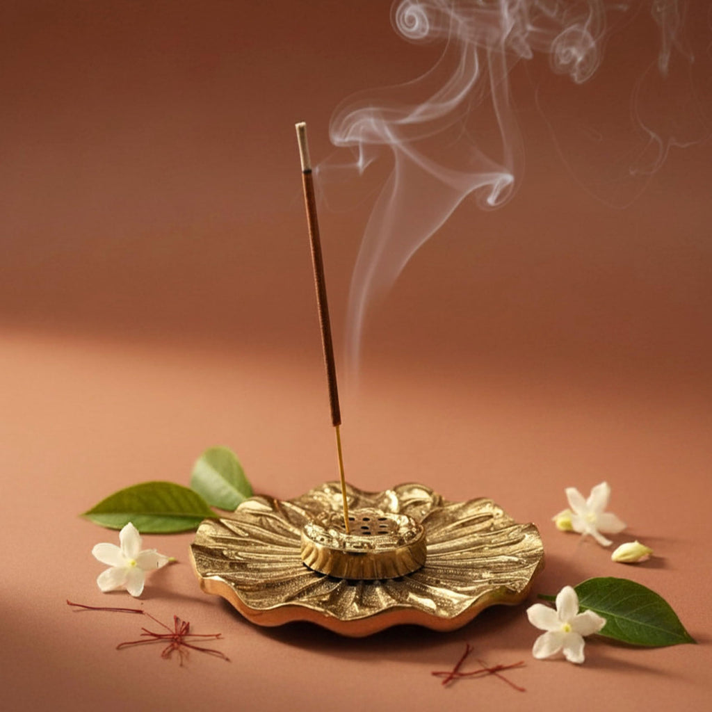 BEHOMA Incense Holder for Home Temple & Pooja Room | Agarbatti Stand