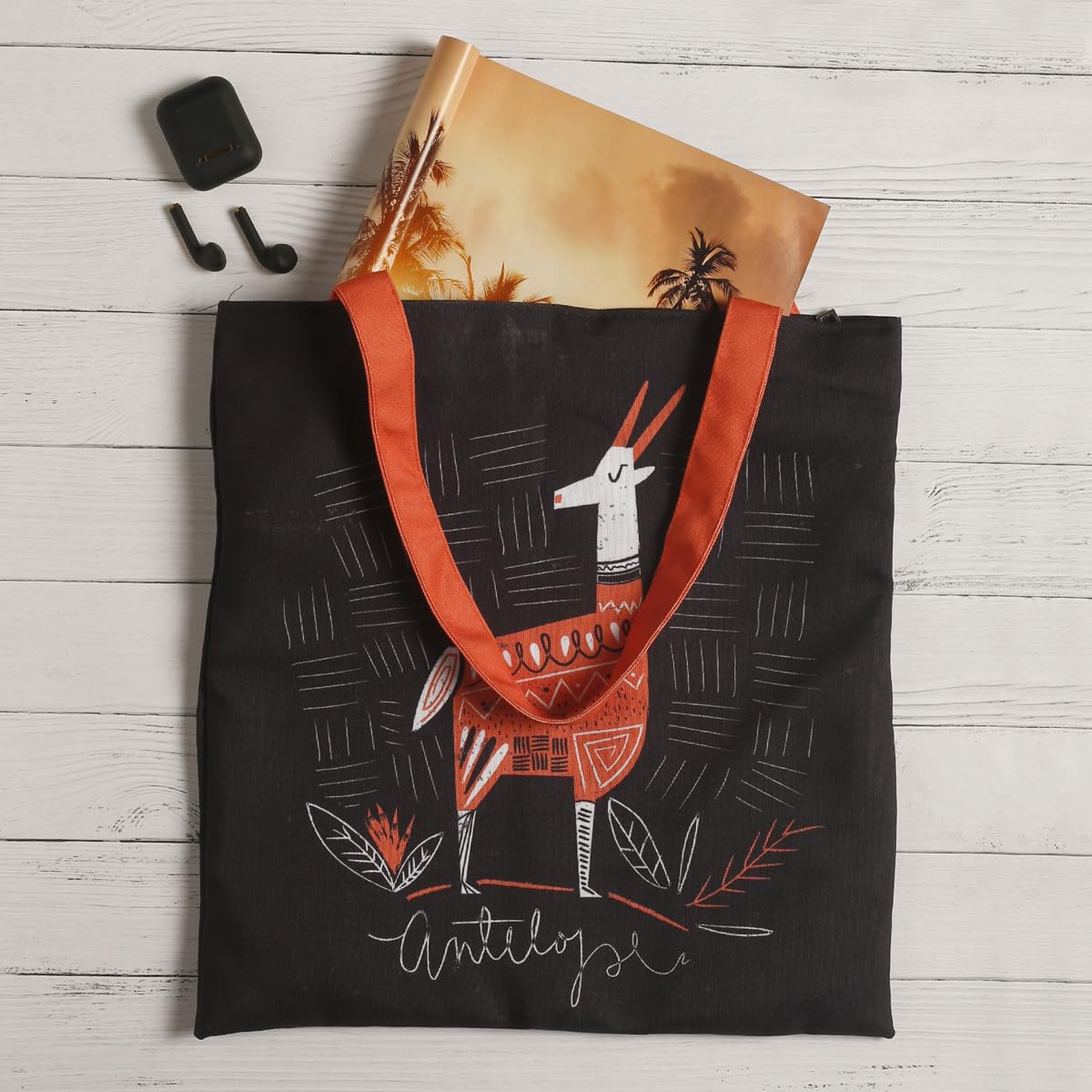 Purple Tree Canvas Tote - 1 Pc, Women's Stylish Printed Bag - Tbag00277