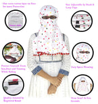 Switchon Pure Cotton Multi Color Scarf Cum Hijab For 12 Yrs And Above Female(Multi)