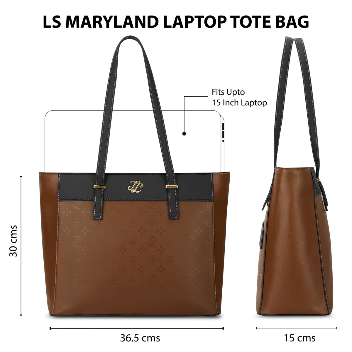 Lavie Signature Women's Maryland Colourblock Tote Laptop Bag | Tote Laptop Bag for Work | Ladies Purse | Stylish Shoulder Bag | Gift for Women