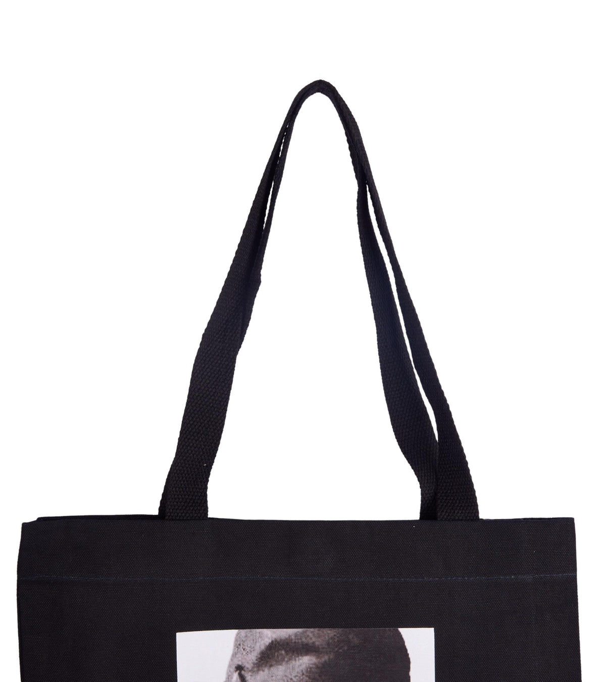 Premsons® The Gossy Shrub Durable Premium Cotton Canvas Tote Bag with Magnetic Button Closure for Shopping, Travel, Beach, Camping, Outdoor Activities (Versatile, Black)