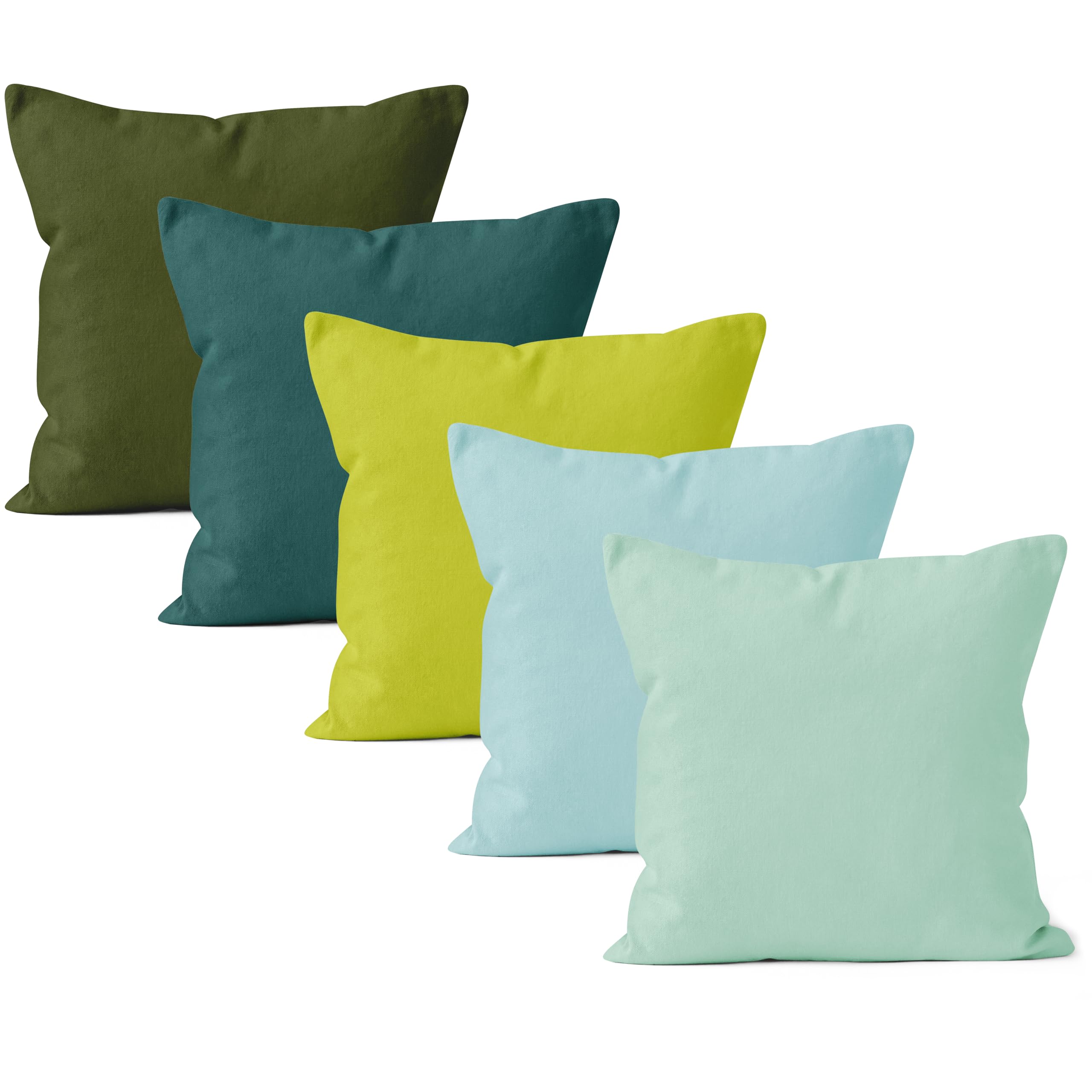 Encasa XO Cushion Covers, No Inserts, Cotton Throw Pillow Cases