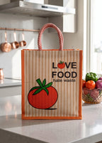 NEXUS Love Food Re-usable Jute Bag