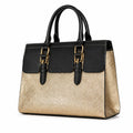 LOVHIDE Women’s Handbag Stylish Tote Bag for Women Elegant Shoulder Carry Bag with Double Handles and Spacious Design(Gold)