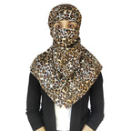 Switchon Female Rayon Anti Pollution Full Face Scarf Uv Sun Rays Protection Scarf For Women - Free Size (Brown)