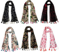 StoleVilla Women's Printed designer Chiffon stoles And Scarf Multicolored Pack of 6