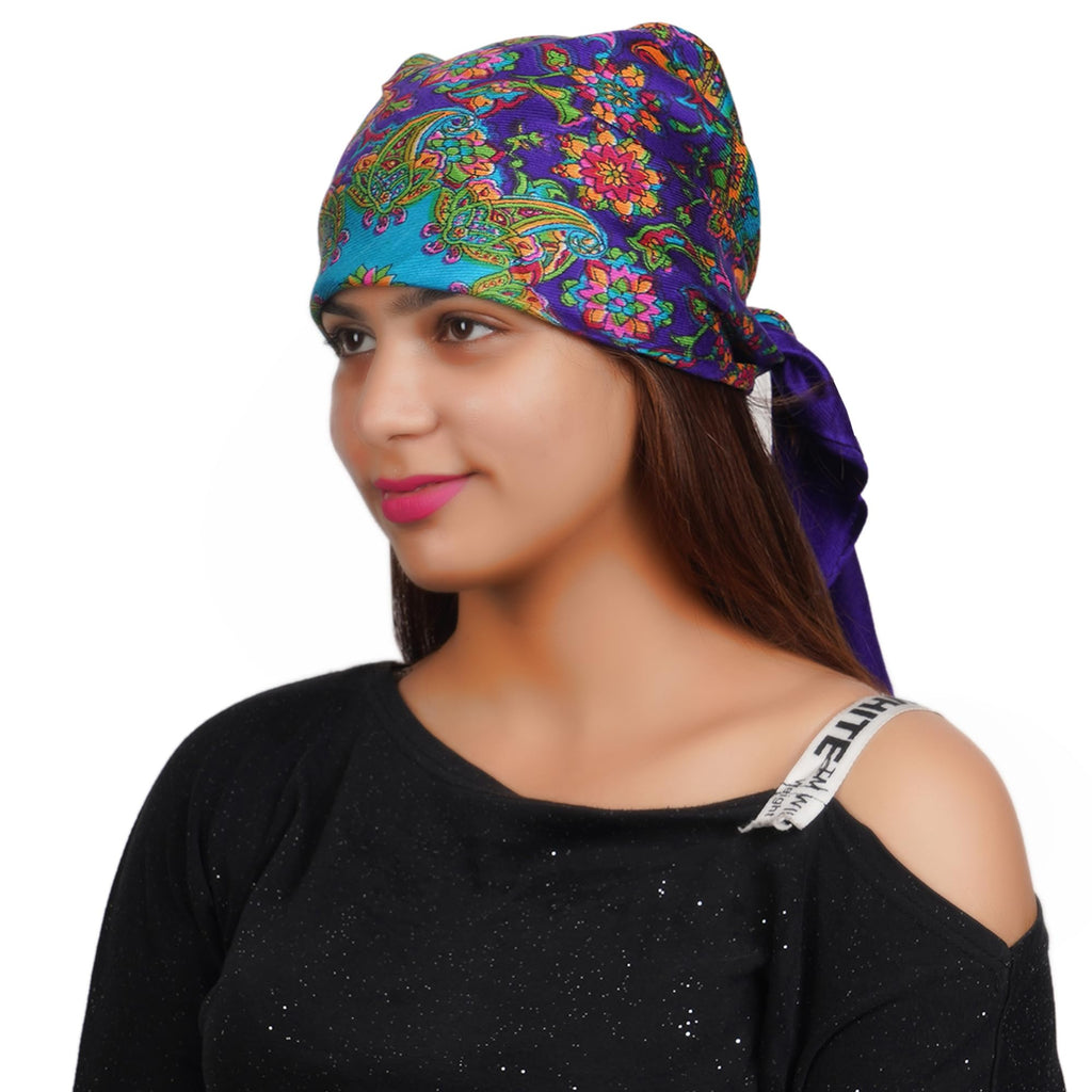 KETKAR Wome Scarf for Winter, Cozy Warm for Winter_Pack Of 1,Blue