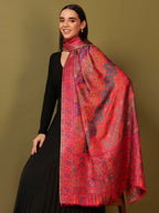 Pashmoda Women Libaas Zari Kaani Fine Wool Shawl (Size: 40x80in, 101x203cm) RSS44