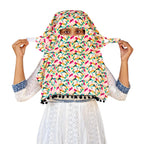 Switchon Scarf Hijab Rayon Printed fancy scarf for women Size Adjustable -Hook loop tape (Multicolor)