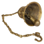 Artvarko Big Ganesha Ganesh Ashta-Vinayaka Engraved Hanging Brass Temple Deep Sound Bell/Ghanta for Pooja Room, Mandir Or Home Decor 5.5 Kg
