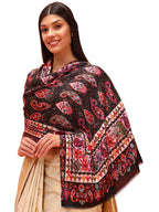 Pashmoda Women Floral Sonata Fine Soft Bamboo Fibre Stole (Size 28x80in, 71x203cm) ISST32